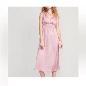 NWT Pink Satin Dress